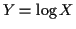 $ Y=\log X$