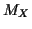 $ M_X$