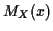 $ M_X(x)$