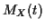 $\displaystyle M_X(t)$