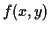 $ f(x,y)$
