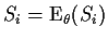 $ S_i = {\rm E}_\theta(S_i)$