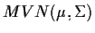 $MVN(\mu,\Sigma)$