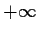 $+\infty$