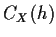 $\displaystyle C_X(h)$