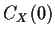 $ C_X(0)$