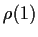 $ \rho(1)$