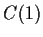 $ C(1)$