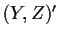 $ (Y,Z)^\prime $