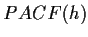 $ PACF(h)$