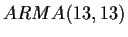$ ARMA(13,13)$