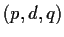 $ (p,d,q)$