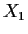 $\displaystyle X_1$