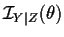 $ {\cal I}_{Y\vert Z}(\theta)$
