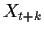 $ X_{t+k}$