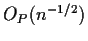 $ O_P(n^{-1/2})$