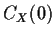 $ C_X(0)$