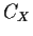 $ C_X$