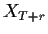 $ X_{T+r}$