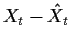 $ X_t-{\hat X}_t$