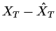 $ X_T-{\hat X}_T$