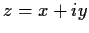 $z=x+iy$