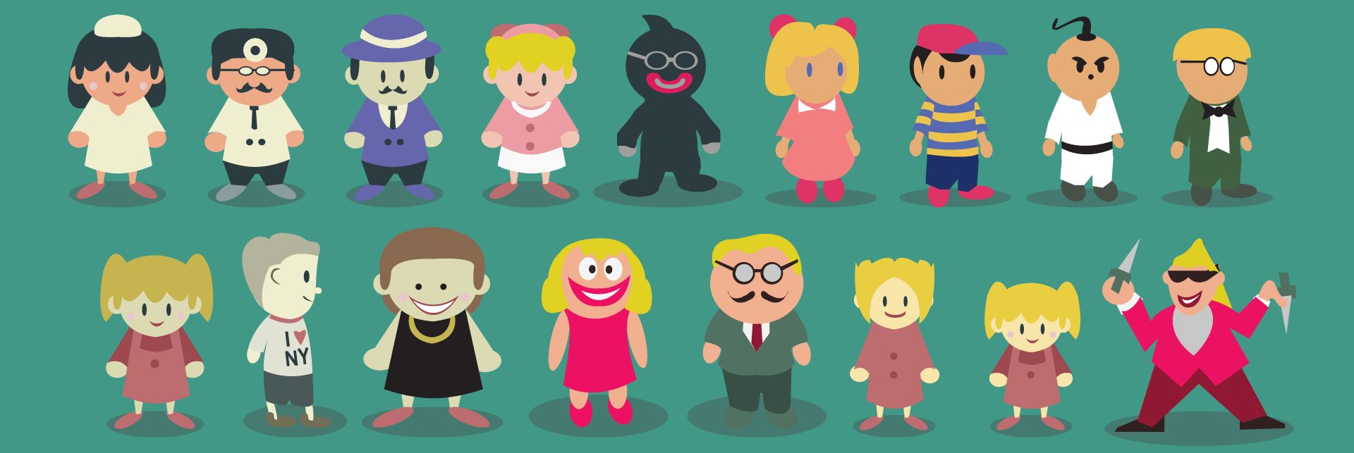 Onett Map Characters